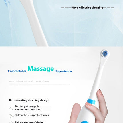 Creative Waterproof Rotary Household Electric Toothbrush