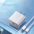 White / American and data cable
