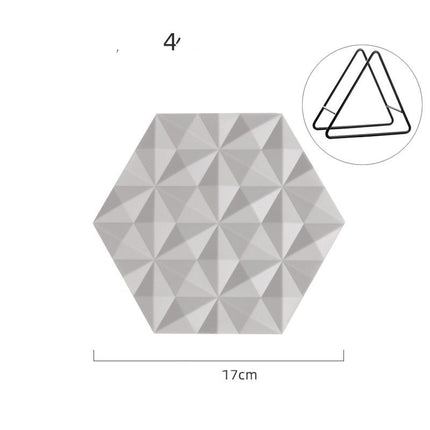 Table Insulation Pad Silicone Light Luxury Placemat Anti-scalding Anti-slip Pad