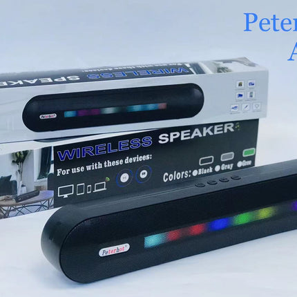 Bluetooth Speaker With Long LED Breathing Light