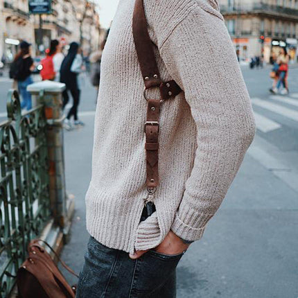 New Fashion Punk Men's Strap New Product Buckle Loop Adjustable