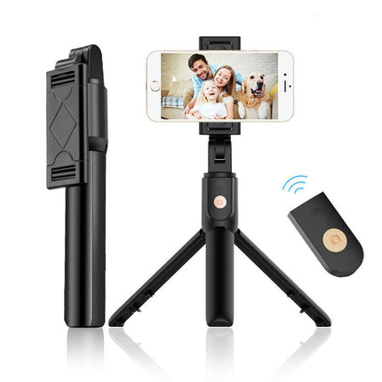 Bluetooth Selfie Tripod Telescopic Stick Remote Monopod Extendable Phone Stand
