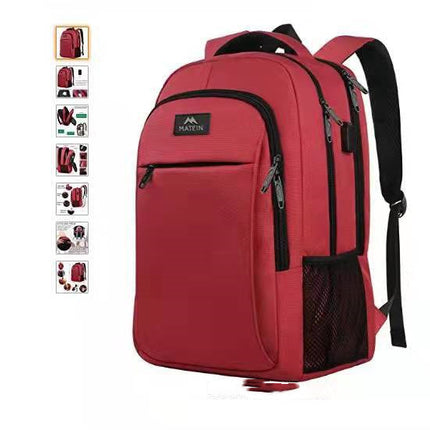 Rechargeable Shoulder Computer Bag Backpack Travel Outdoor