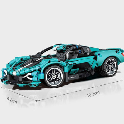 High Difficulty Racing Roadster Compatible With  Power Mechanical Building Blocks