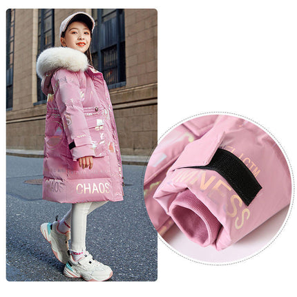 Children's Long Winter Down Padded Coat