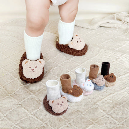 Thick Cotton Shoe Cover Baby Foot Protector Plus Velvet