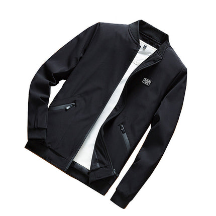 Casual sporty Men's Plus Size Polyester Jacket