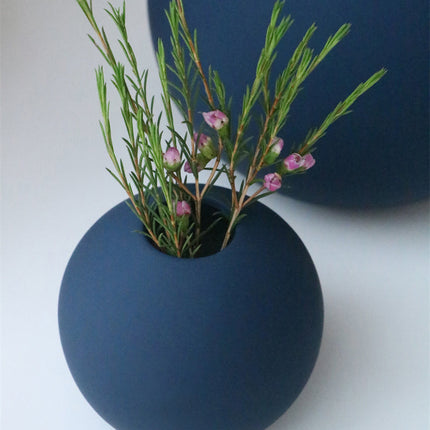 Light Luxury Round Ceramic Living Room Tabletop Vase Decoration Ornaments