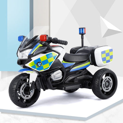 Children's Electric Police Lamp Rechargeable Motorcycle