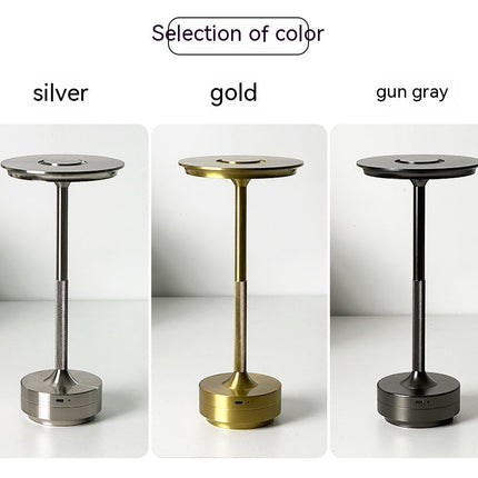 All Aluminum I-shaped Touch Table Lamp USB Charging