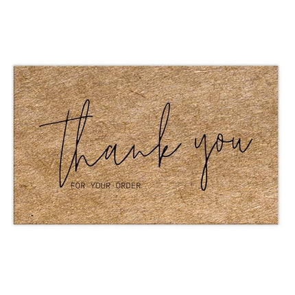 English Holiday Thank You Simple And DIY Creative Greeting Card