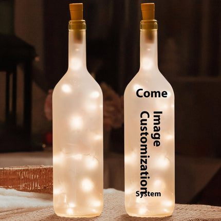 Customized  Glass Bottle Birthday Gift