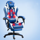 Blue and white 7Dian massage / Steel foot