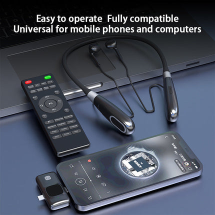 E8 Microphone Mobile Live Streaming Sound Card Headset Neck Hanging
