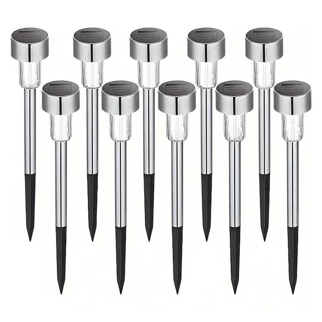 10-Pack: Outdoor Solar Landscape Lawn Light