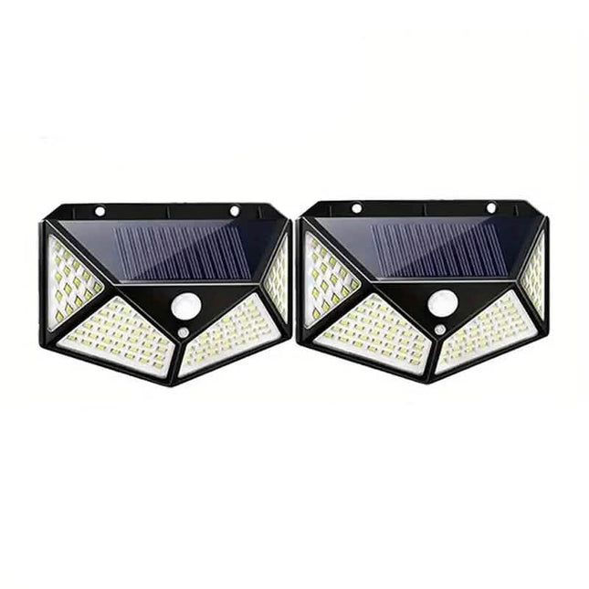 100-LED Solar Rechargeable Outdoor Light