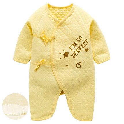 Newborn One-Piece Garment Spring Cotton-Padded Clothes Class A Clothing Bag Fart Suit