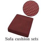 Wine red / Three persons