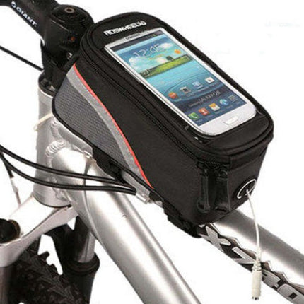 Compatible with Apple, ROSWHEEL Bicycle Frame Bags Bags Bag Holder For IPhone Mobile Phone Bag