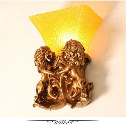 European retro interior wall lamp