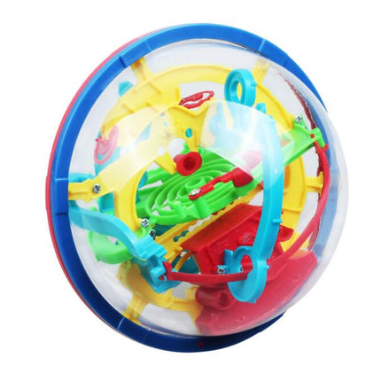 3D Magic Maze Ball 100 Levels Intellect Ball Rolling Ball Puzzle Game Learning Educational Toys Orbit Game