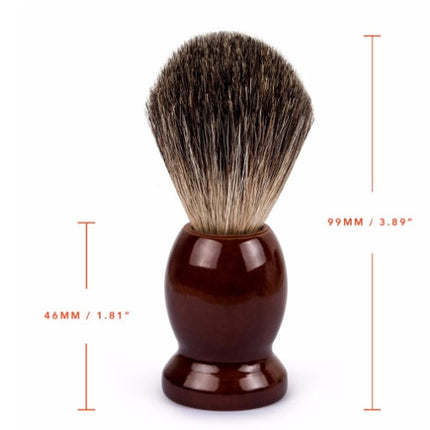 Beard brush shaving foam cleansing