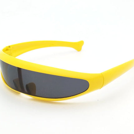 Personality Sunglasses Laser Glasses Men Women Sunglass Robots Silver Lens Sun Glasses Men's Driving Goggles Glasses