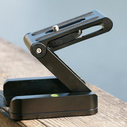 Compatible with Apple, Ulanzi Z Flex Tilt Tripod Head Aluminum Alloy Folding Quick Release Plate Stand Mount Spirit Level For Phones Camera