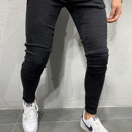 Men's casual stretch jeans