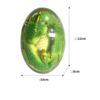 Green dinosaur egg