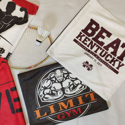 Digital printed towel reactive printed towel custom logo