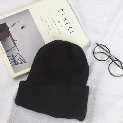 Autumn Winter Rabbit Hair Winter Skullies Hat