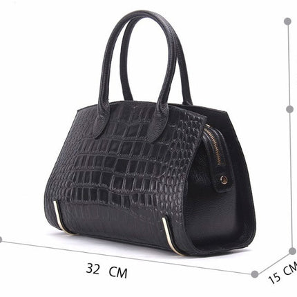 Leather handbags casual ladies handbag shoulder diagonal package