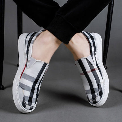 Trendy umbrella cloth men's shoes