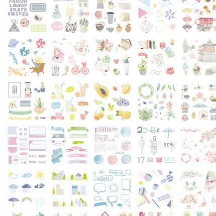 Gift box set sticker
