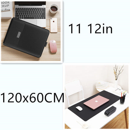 Simple Laptop Extra Large Leather Mouse Pad