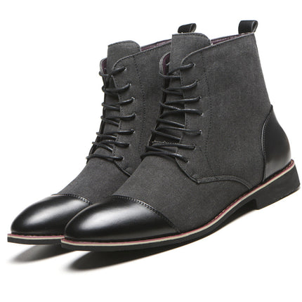 Men's Boots Plus Size New Canvas Martin Boots