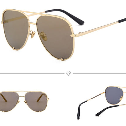 Personalized avant-garde aviator glasses