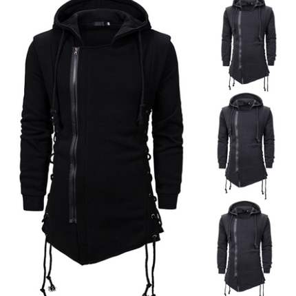 Plus Size Men's Hooded Loose Jacket