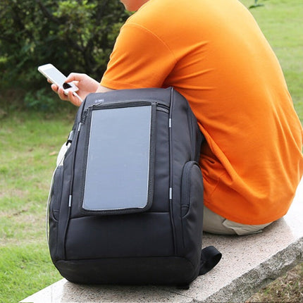 Solar USB rechargeable backpack