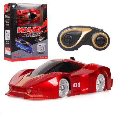Remote control car stunt wall climbing car