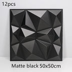 Matte black12pc / 50X50
