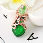 Grass green / Rose gold