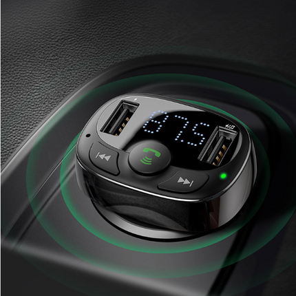 Compatible With , Car Bluetooth MP3 Charger 4.2 Dual U Car Phone Charger