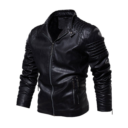 European and American fashion plus size leather