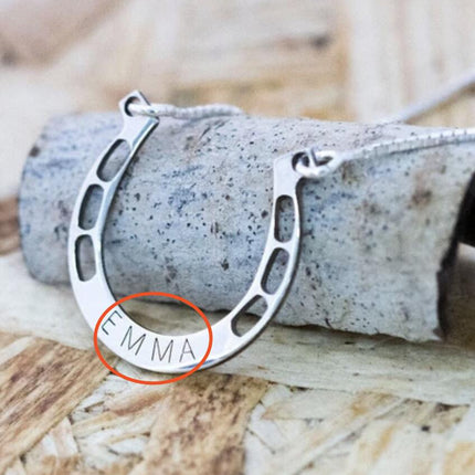 Lettering alphabet necklace