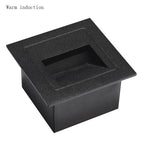 3 w black / Warm light