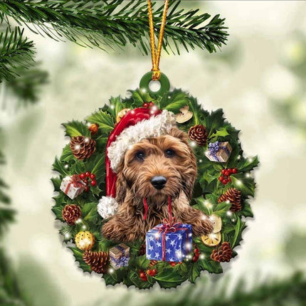 Car Pendant Sleeping Dog Angel Home Decor Acrylic Showcase Hanging Ornaments For Doors