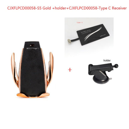 S5 Car Wireless Charging Mobile Phone Bracket