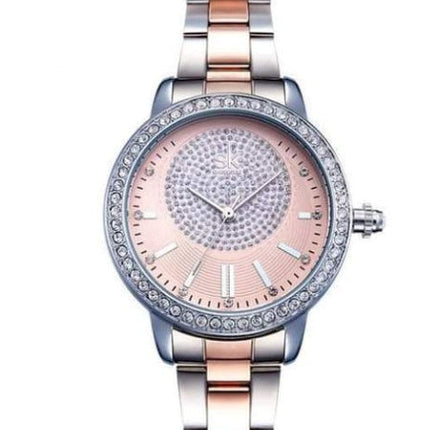 Shengke Rose Gold Watch
